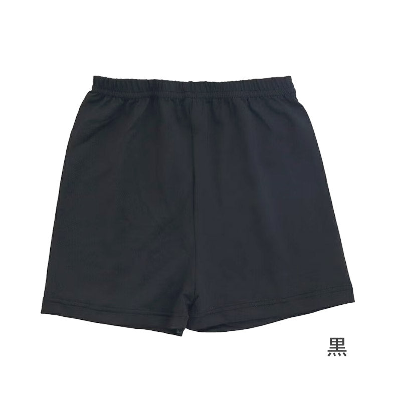 女児 スパッツ 重ね履き キッズ ジュニア インナーパンツ オーバーパンツ マイクロ丈 twin dimple 100 110 120 130 140 150 160 165cm 短め 黒 吸水速乾 薄手 ストレッチ やわらか 日本製 スクール 体育 スクールスパッツ 小学生 通学 部活