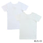 女の子 ジュニア 肌着 半袖 綿100% あったか インナー 2枚組 厚地 3分袖 130cm 140cm 150cm 160cm シャツ 子供肌着 女児 キッズ 下着 コットン 厚手 秋冬 あったか肌着 ガールズ スクール 小学生 中学生 通学 おなまえタグ お腹すっぽり 子供
