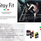 Stay Fit マット シリコンストッパー付き 太もも丈ストッキング 15デニール 22-25cm (極薄ストッキング 定番ストッキング ガーター不要 次世代型ガーターストッキング)