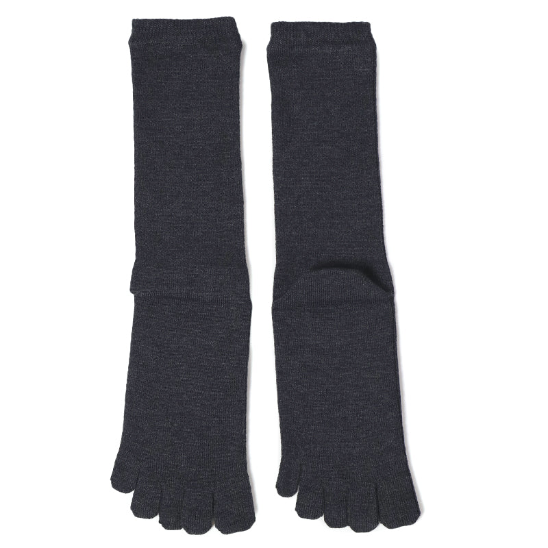 日本製 5本指 靴下 男性用 クルー丈 25-27cm 五本指 ソックス カラフル 男性 メンズ 日本製 抗菌防臭 吸汗 高耐久 雅