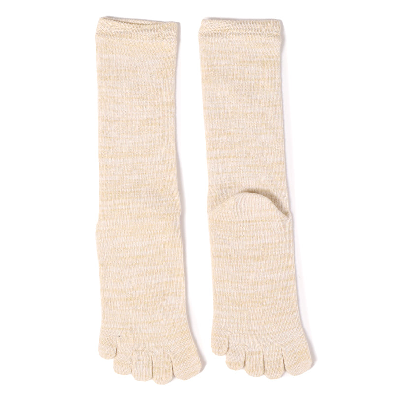 日本製 5本指 靴下 男性用 クルー丈 25-27cm 五本指 ソックス カラフル 男性 メンズ 日本製 抗菌防臭 吸汗 高耐久 雅