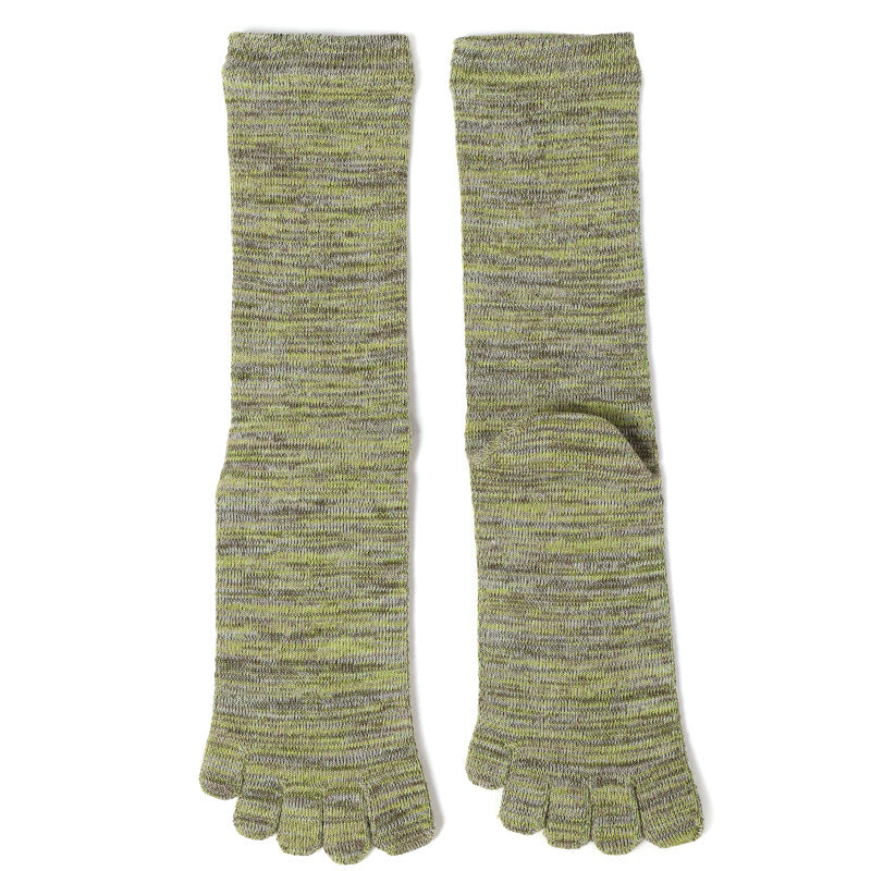 日本製 5本指 靴下 男性用 クルー丈 25-27cm 五本指 ソックス カラフル 男性 メンズ 日本製 抗菌防臭 吸汗 高耐久 雅