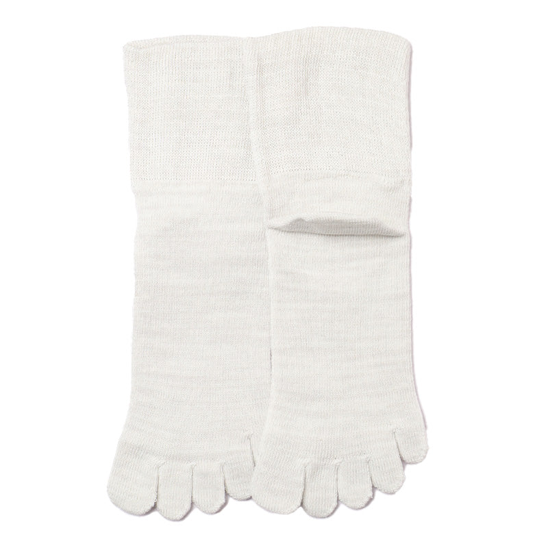 日本製 雅 5本指靴下 女性用 クルー丈 口ゴムゆったり 23-25cm 五本指ソックス ソックス カラフル カラー 女性 日本製 吸汗 丈夫 おしゃれ かわいい 締め付けない