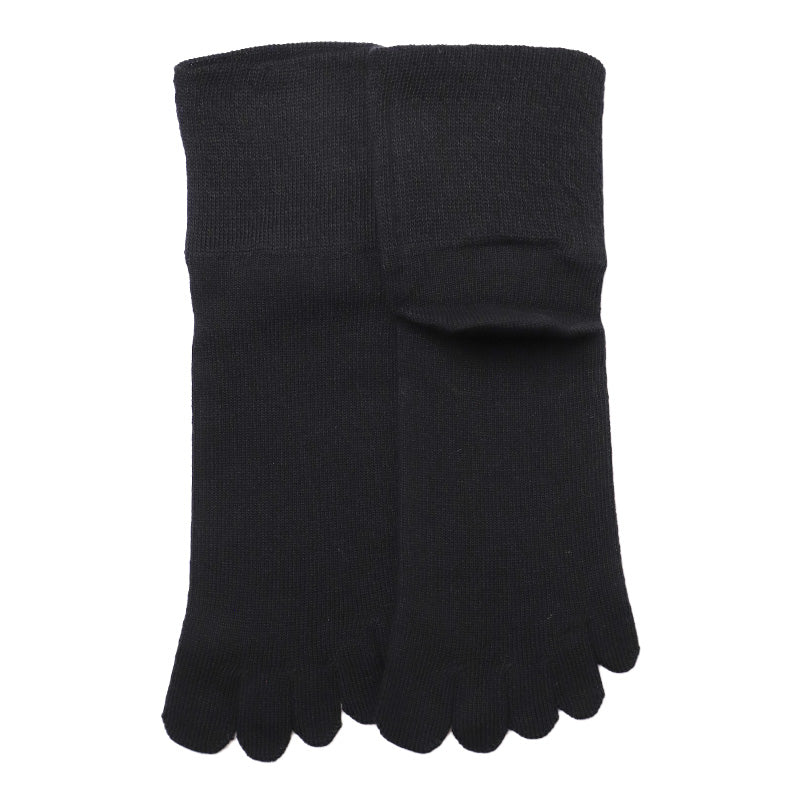 日本製 雅 5本指靴下 女性用 クルー丈 口ゴムゆったり 23-25cm 五本指ソックス ソックス カラフル カラー 女性 日本製 吸汗 丈夫 おしゃれ かわいい 締め付けない