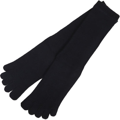 ビジネスソックス　5本指 　薄手　黒　靴下ソックス メンズ　男性 　日本製　レギュラー丈　24cm 25cm 26cm 27cm 24-27cm ロング 紳士 無地 ブラック ネイビー 作業用  水虫対策 破れにくい 丈夫 抗菌防臭 (在庫限り)
