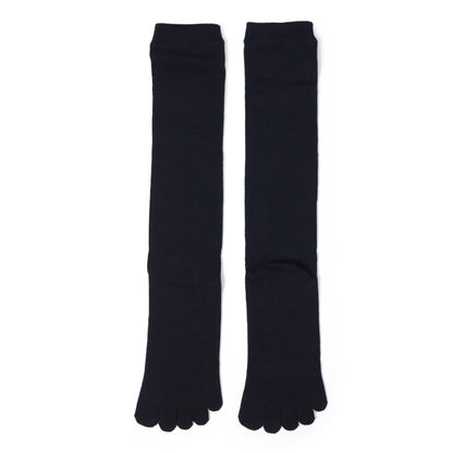 5本指靴下 ハイソックス レディース 23-25cm 5本指ソックス 五本指 ソックス 女性 23cm 24cm 25cm 日本製 丈夫 カラフル カラー