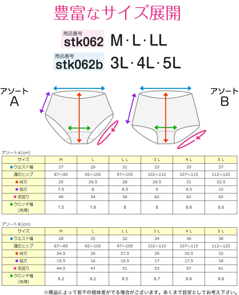 ショーツ レディース 大きいサイズ 3l 4l 5l セット 柄おまかせ 5枚組 3L～5L (下着 女性 婦人 まとめ買い 福袋 インナー –  すててこねっと本店