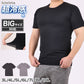 大きいサイズ メンズ tシャツ 半袖 丸首 Tシャツ 3L 4L 5L 6L 7L 8L 10L ビッグサイズ キングサイズ ワイドサイズ トールサイズ 冷感インナー 接触冷感 吸汗速乾 ドライ ストレッチ 通気性 夏 夏用 インナー 肌着 下着 ひんやり さらさら 涼しい ムレにくい