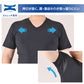 大きいサイズ メンズ tシャツ 半袖 v首 Tシャツ 3L 4L 5L 6L 7L 8L 10L vネック ビッグサイズ キングサイズ ワイドサイズ トールサイズ 冷感インナー 接触冷感 吸汗速乾 ドライ ストレッチ 通気性 夏 インナー 肌着 下着 ひんやり さらさら 涼しい ムレにくい