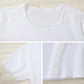 メンズ 綿100% インナー tシャツ 半袖 クルーネック 大きいサイズ 3L・4L 下着 男性 紳士 肌着 インナーシャツ 丸首 薄手 抗菌 防臭 3l 4l 白 黒 グレー