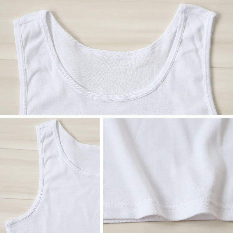 Suteteko 綿100%タンクトップ ランニングシャツ 3枚セット S M L LL インナー シャツ 白 無地 男性 紳士 抗菌 防臭 コットン シンプル 薄手 抗菌防臭 コットン スーツ下 ビジネス ビジネスインナー オールシーズン 3枚組 まとめ売り