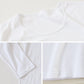 綿100% メンズ インナー 長袖 tシャツ 丸首 クルーネック 3枚セット 3L 4L インナーシャツ 大きいサイズ 白 無地 男性 紳士 肌着 下着 アンダーウェア 3枚組 薄手 コットン