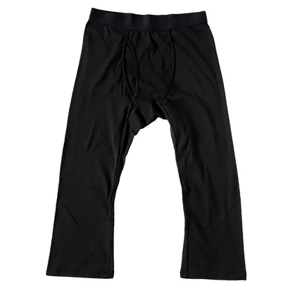 ステテコ メンズ 綿100％ ズボン下 下着 前開き ひざ下丈 抗菌防臭 無地 黒 白 定番 保温 防寒 汗ムレ 大きいサイズ 綿肌着 スラ下 紳士 肌着 インナー 男性用タイツ 股引き モモヒキ ニーレングス 肌にやさしい レギンス 40代 50代 60代 70代 80代 3L 4L 3L・4L