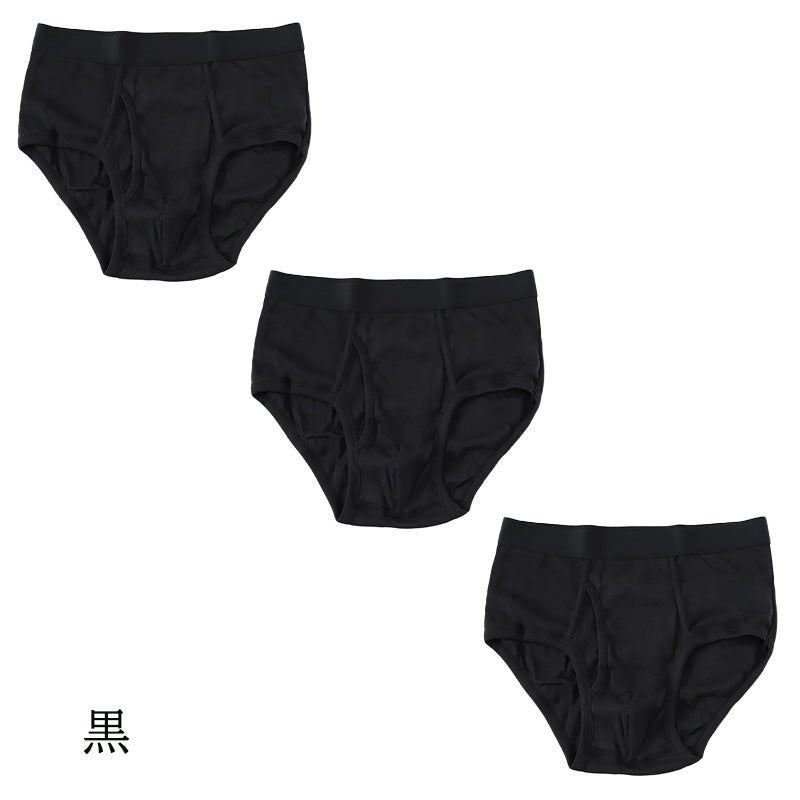 ブリーフ メンズ 綿100% パンツ スタンダード 前開き 3枚セット S M L LL 下着 インナー ブリーフパンツ 肌着 紳士肌着 男性 紳士 パンツ 綿100％ コットン 3枚組 まとめ売り