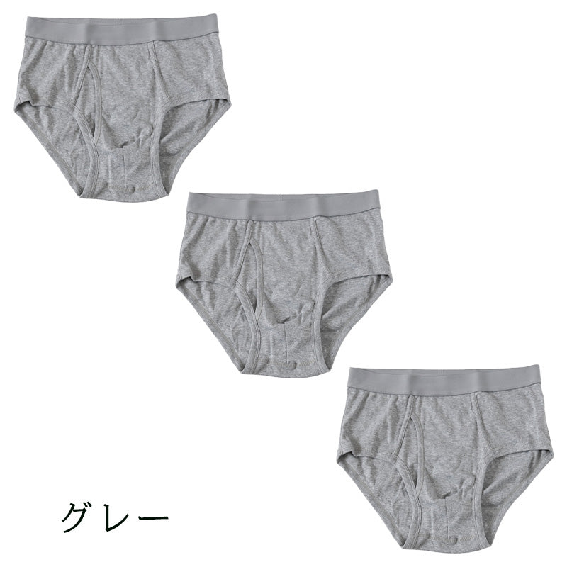 ブリーフ メンズ パンツ 綿100% スタンダード 前開き 3枚セット 3L 4L 大きいサイズ インナー ブリーフパンツ 下着 肌着 紳士肌着 男性 紳士 パンツ 綿100％ コットン 3枚組 まとめ売り