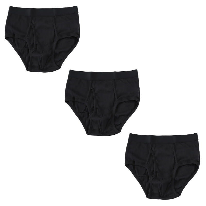ブリーフ メンズ パンツ 綿100% スタンダード 前開き 3枚セット 3L 4L 大きいサイズ インナー ブリーフパンツ 下着 肌着 紳士肌着 男性 紳士 パンツ 綿100％ コットン 3枚組 まとめ売り