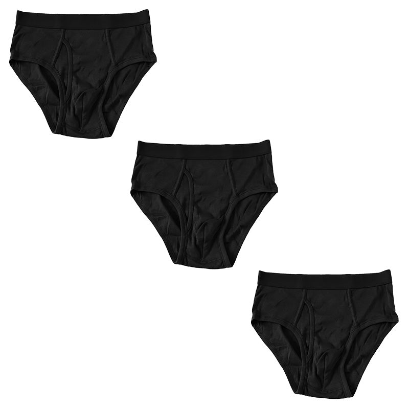 セミビキニブリーフ メンズ ブリーフ 綿100% 前開き 3枚セット S M L LL 下着 インナー ブリーフパンツ 肌着 紳士肌着 男性 紳士 パンツ 綿100％ コットン 3枚組 まとめ売り