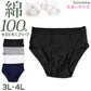 メンズ パンツ 綿100% セミビキニブリーフ 大きいサイズ 前開き 3L・4L 下着 ブリーフパンツ インナー 肌着 紳士肌着 男性 紳士 パンツ 綿100％ コットン 3L 4L