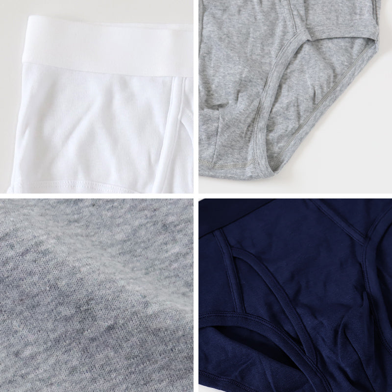 メンズ パンツ 綿100% セミビキニブリーフ 大きいサイズ 前開き 3L・4L 下着 ブリーフパンツ インナー 肌着 紳士肌着 男性 紳士 パンツ 綿100％ コットン 3L 4L