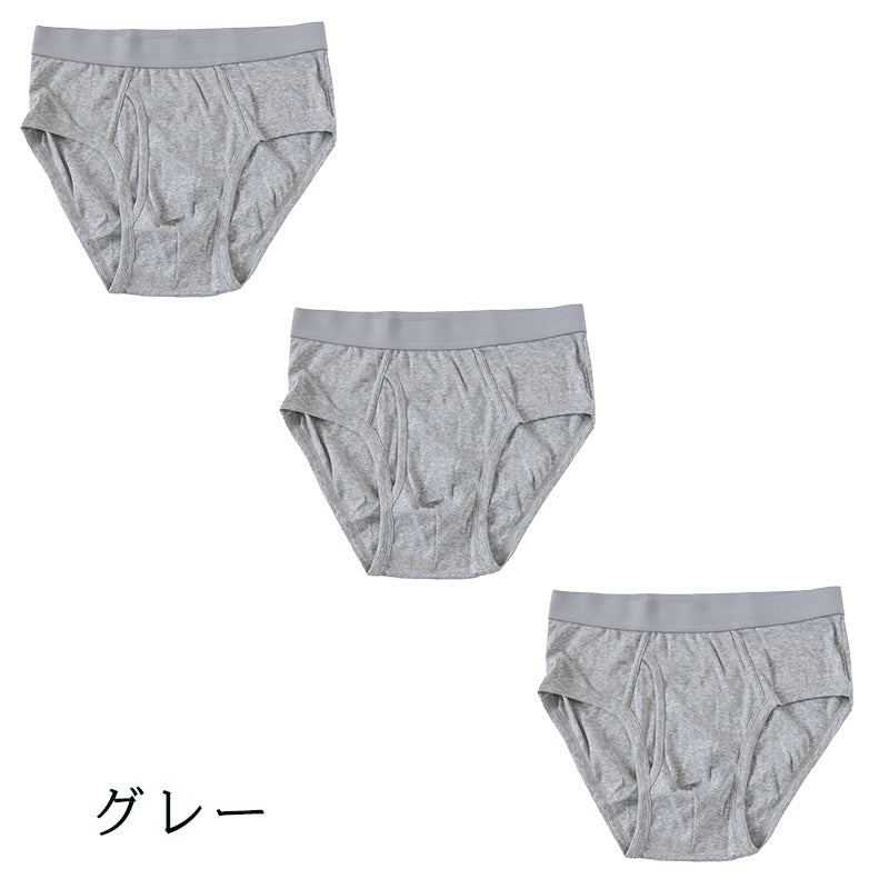 メンズ パンツ 綿100% セミビキニブリーフ 大きいサイズ 前開き 3枚セット 3L 4L 下着 ブリーフパンツ インナー 肌着 紳士肌着 男性 紳士 パンツ 綿100％ コットン 3枚組 まとめ売り