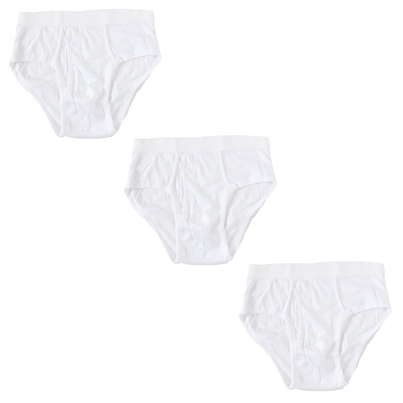 メンズ パンツ 綿100% セミビキニブリーフ 大きいサイズ 前開き 3枚セット 3L 4L 下着 ブリーフパンツ インナー 肌着 紳士肌着 男性 紳士 パンツ 綿100％ コットン 3枚組 まとめ売り