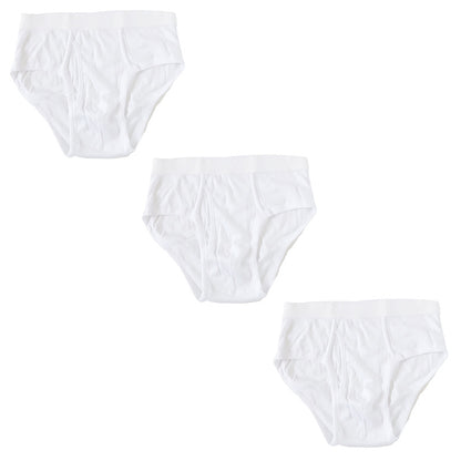 メンズ パンツ 綿100% セミビキニブリーフ 大きいサイズ 前開き 3枚セット 3L 4L 下着 ブリーフパンツ インナー 肌着 紳士肌着 男性 紳士 パンツ 綿100％ コットン 3枚組 まとめ売り