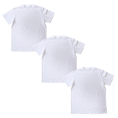 Tシャツ 半袖 メンズ 綿 S～LL 3枚セット ( ストレッチ シャツ インナーシャツ クルーネック トップス S M L LL )