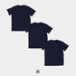 Tシャツ 半袖 3枚セット メンズ 綿 3L・4L ( ストレッチ シャツ インナーシャツ クルーネック トップス )