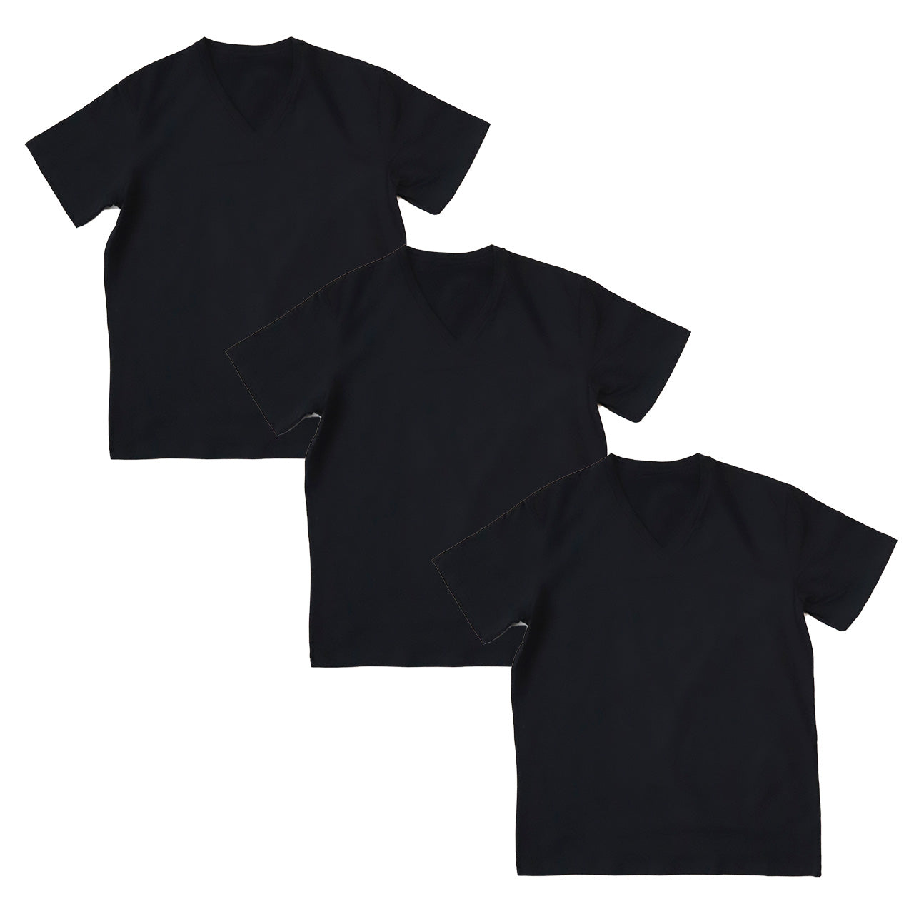 Tシャツ Vネック メンズ 半袖 3枚セット 大きいサイズ 3L・4L tシャツ 半袖シャツ 綿 下着 インナーシャツ V首 トップス 肌着 インナー
