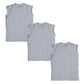 ノースリーブ メンズ インナー 3枚セット tシャツ 綿 スリーブレス クルーネック サーフシャツ S～LL インナーシャツ トップス 肌着 下着 男性 紳士 S M L LL 無地 シンプル コットン ストレッチ