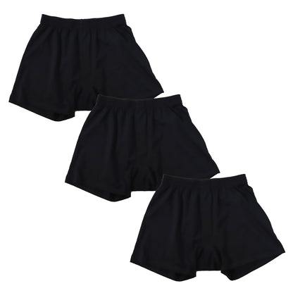 ニットトランクス 3枚セット メンズ パンツ 下着  (前開き) S～LL (トランクス 綿 コットン 無地 抗菌防臭 ニオイ 清潔 フィット やわらかい 快適 紳士 肌着 インナー 男子)