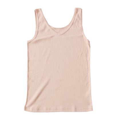タンクトップ 綿100% レディース インナー S～LL 肌着 綿 下着 シャツ コットン 無地 白 グレー 黒 ベージュ シンプル 薄手 女性 婦人 タンク