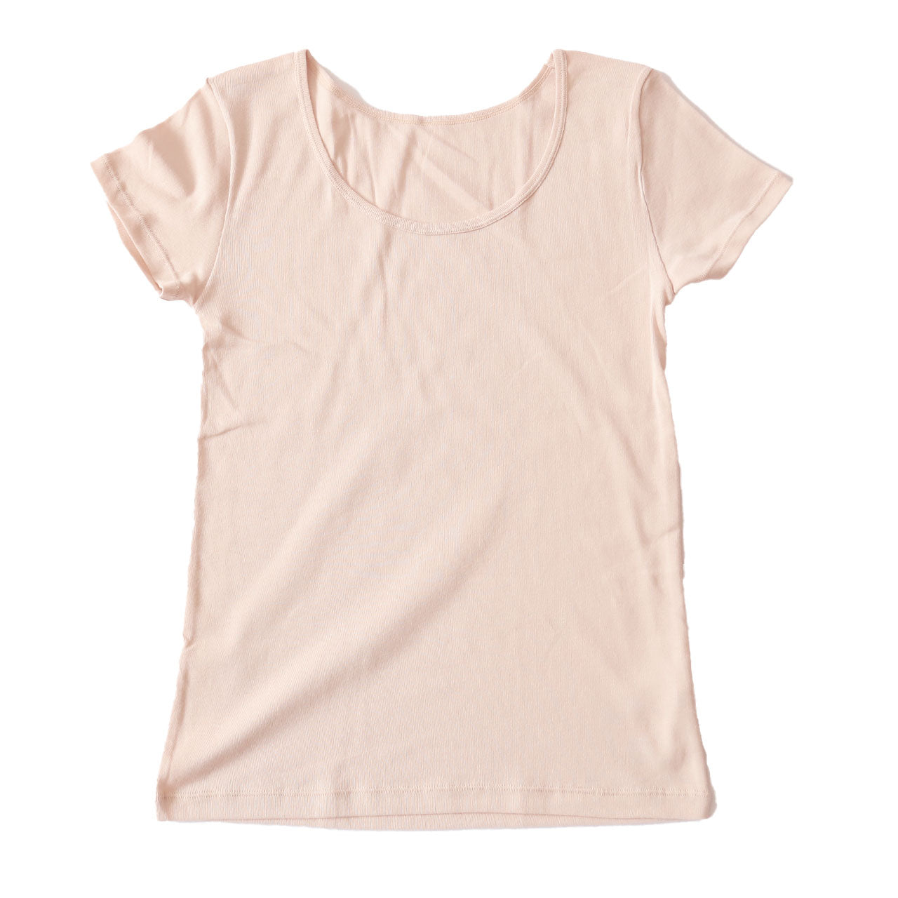 綿100% インナー レディース 半袖 2分袖 tシャツ S～LL 肌着 綿 シャツ 下着 女性 婦人 コットン 無地 白 グレー 黒 ベージュ シンプル