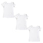 綿100% インナー レディース 半袖 2分袖 tシャツ 3枚セット S M L LL 肌着 綿 シャツ 下着 女性 婦人 コットン 無地 白 グレー 黒 ベージュ シンプル ベーシック シンプル 通年 綿% コットン cotton 爽やか 着こなし 肌色 灰 3枚組 まとめ売り