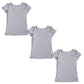 綿100% インナー レディース 半袖 2分袖 tシャツ 大きいサイズ 3枚セット 3L 4L 肌着 綿 シャツ 下着 女性 婦人 コットン 無地 白 グレー 黒 ベージュ シンプル ベーシック シンプル 通年 綿% コットン cotton 爽やか 着こなし 肌色 灰 3枚組 まとめ売り