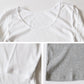 綿100% 長袖 インナー レディース 8分袖 シャツ S～LL 肌着 下着 綿 コットン tシャツ トップス 薄手 無地 シンプル 白 グレー 黒 ベージュ 女性 婦人 防臭 S M L LL