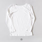 綿100% 長袖 インナー レディース 8分袖 シャツ S～LL 肌着 下着 綿 コットン tシャツ トップス 薄手 無地 シンプル 白 グレー 黒 ベージュ 女性 婦人 防臭 S M L LL