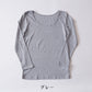 綿100% 長袖 インナー レディース 8分袖 シャツ S～LL 肌着 下着 綿 コットン tシャツ トップス 薄手 無地 シンプル 白 グレー 黒 ベージュ 女性 婦人 防臭 S M L LL