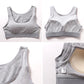 ハーフトップ カップ付き ブラジャー S M L LL 3L 4L ラン型 ブラ ノンワイヤー レディース 綿 コットン 大きいサイズ 女性 下着 インナー