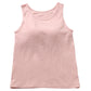 タンクトップ カップ付き インナー 綿 レディース S M L LL 3L 4L ブラトップ 下着 肌着 シャツ ノンワイヤー タンク ブラタンク 綿混 リラックス 楽 女性
