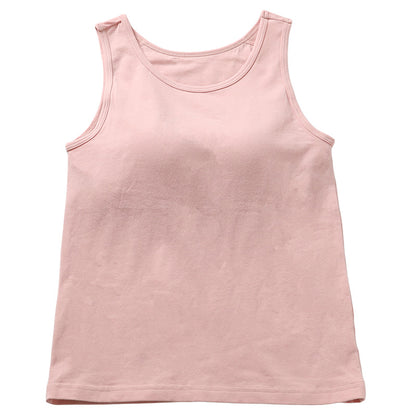 タンクトップ カップ付き インナー 綿 レディース S M L LL 3L 4L ブラトップ 下着 肌着 シャツ ノンワイヤー タンク ブラタンク 綿混 リラックス 楽 女性