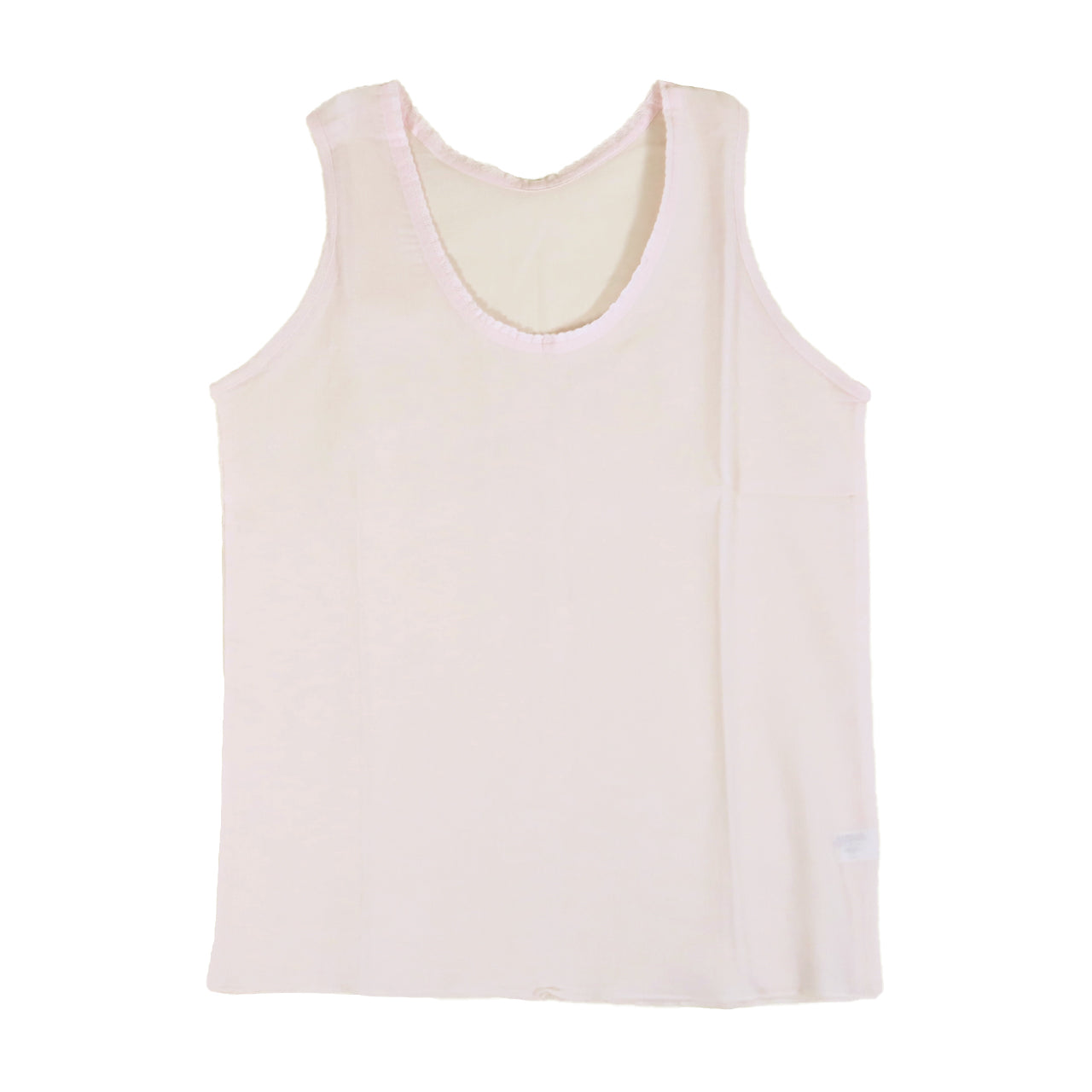 クレープ 肌着 レディース インナー タンクトップ ノースリーブ M～LL 下着 シャツ 夏 女性 クレープ生地 綿100％ コットン (在庫限り)