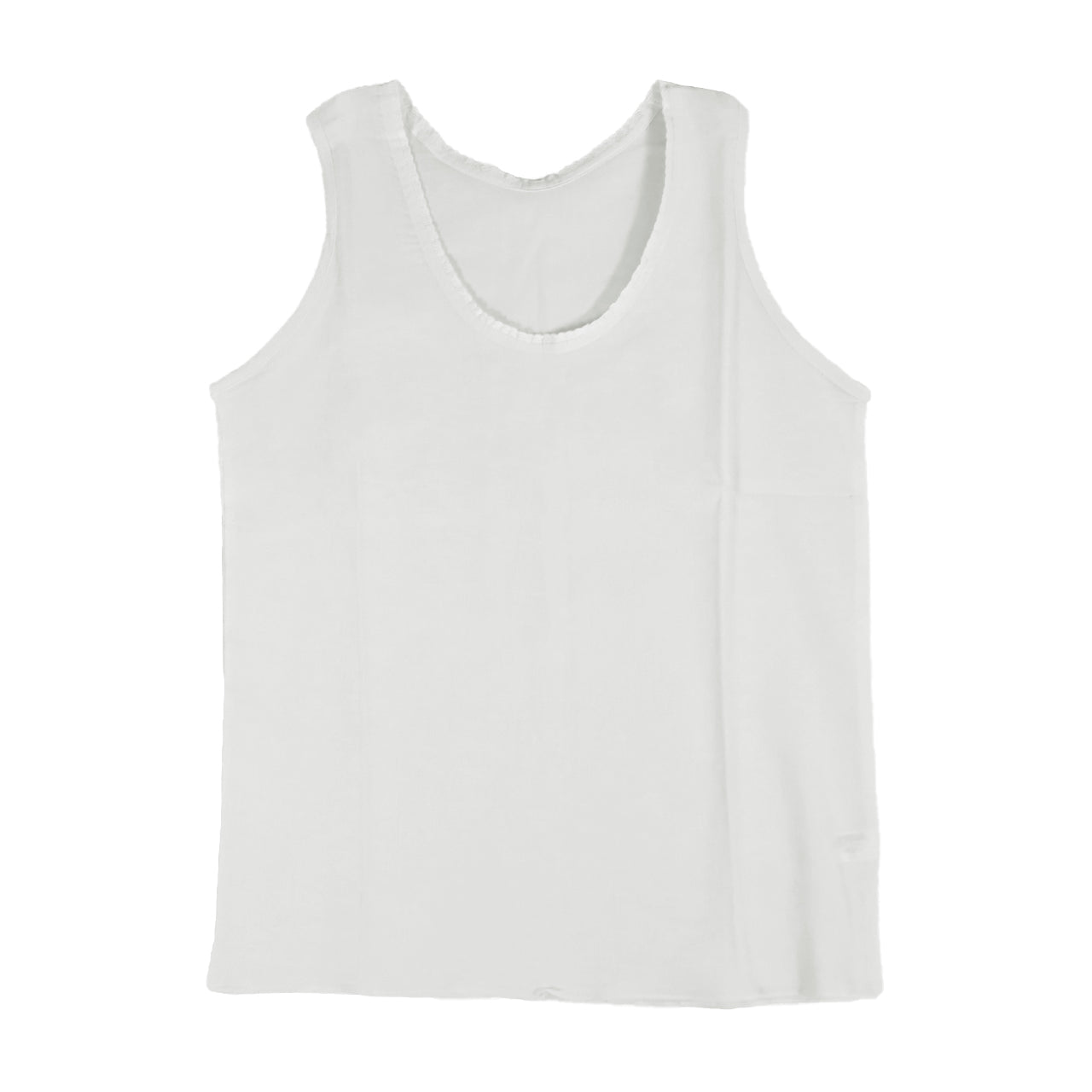 クレープ 肌着 レディース インナー タンクトップ ノースリーブ M～LL 下着 シャツ 夏 女性 クレープ生地 綿100％ コットン (在庫限り)