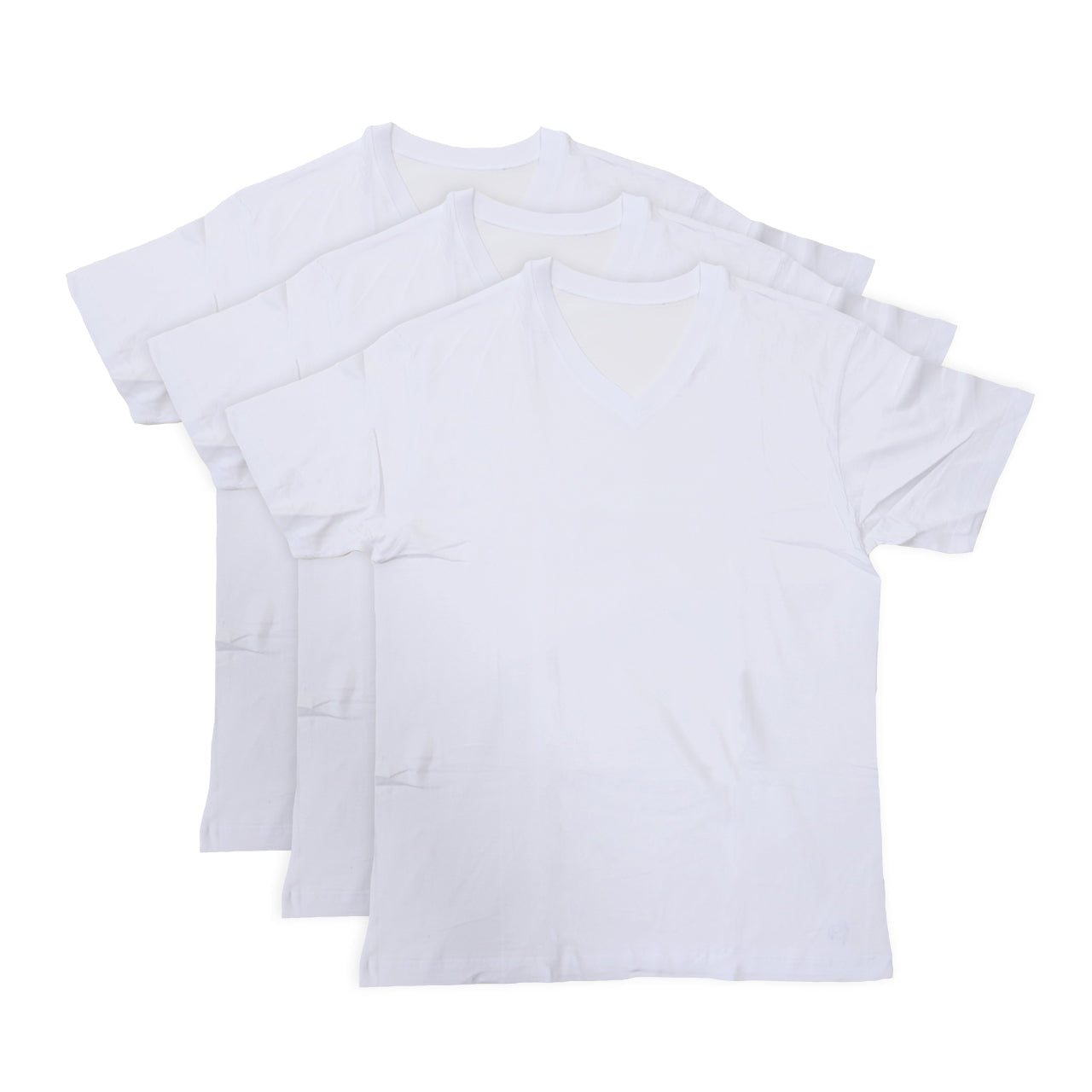 tシャツ vネック 半袖 メンズ 紳士 3枚組 LL～4L (肌着 下着 シャツ 男性 白 無地 アンダーウェア コットン LL 3L 4L 大寸 大きいサイズ) (在庫限り)