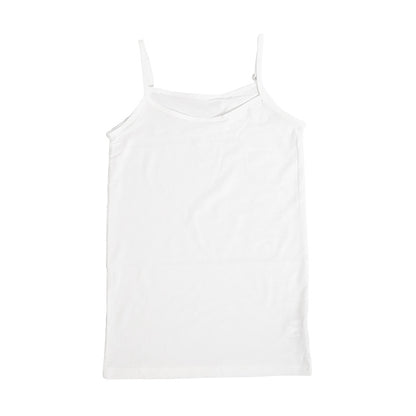 キャミソール インナー レディース キャミ 冷感 肌着 冷感インナー 綿 M L LL カップなし 接触冷感 婦人 ベージュ 黒 白 肌色 下着 (在庫限り)