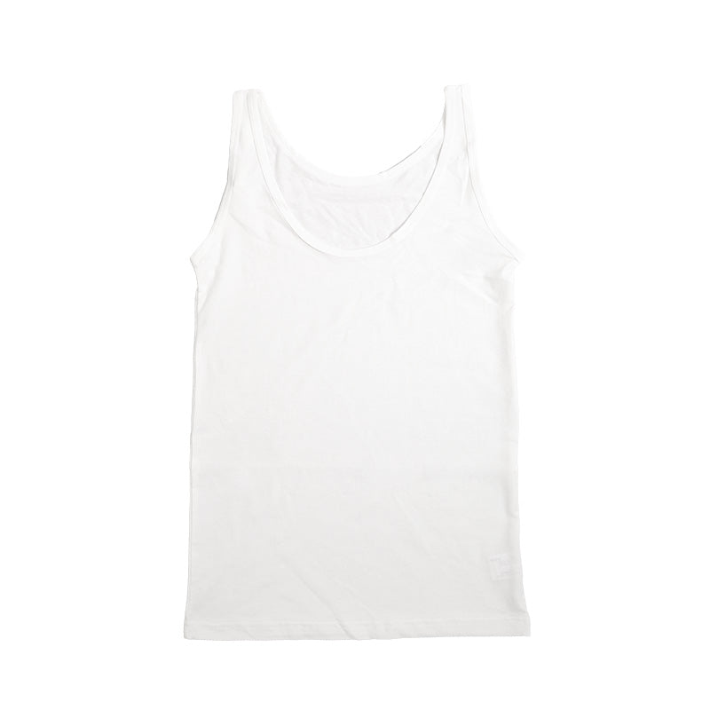 タンクトップ インナー レディース 冷感 肌着 冷感インナー 綿 M L LL カップなし 接触冷感 婦人 ベージュ 黒 白 肌色 下着 (在庫限り)