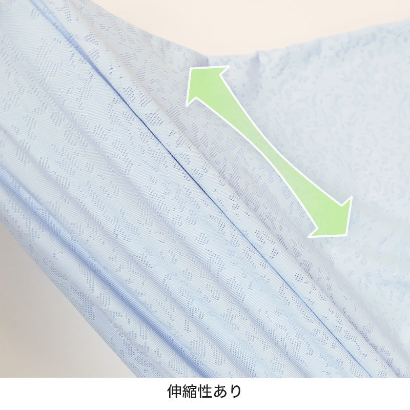 タンクトップ レディース インナー 冷感 ノースリーブ 接触冷感 肌着 ジャガード M L LL 婦人 黒 白 青 下着 (在庫限り)