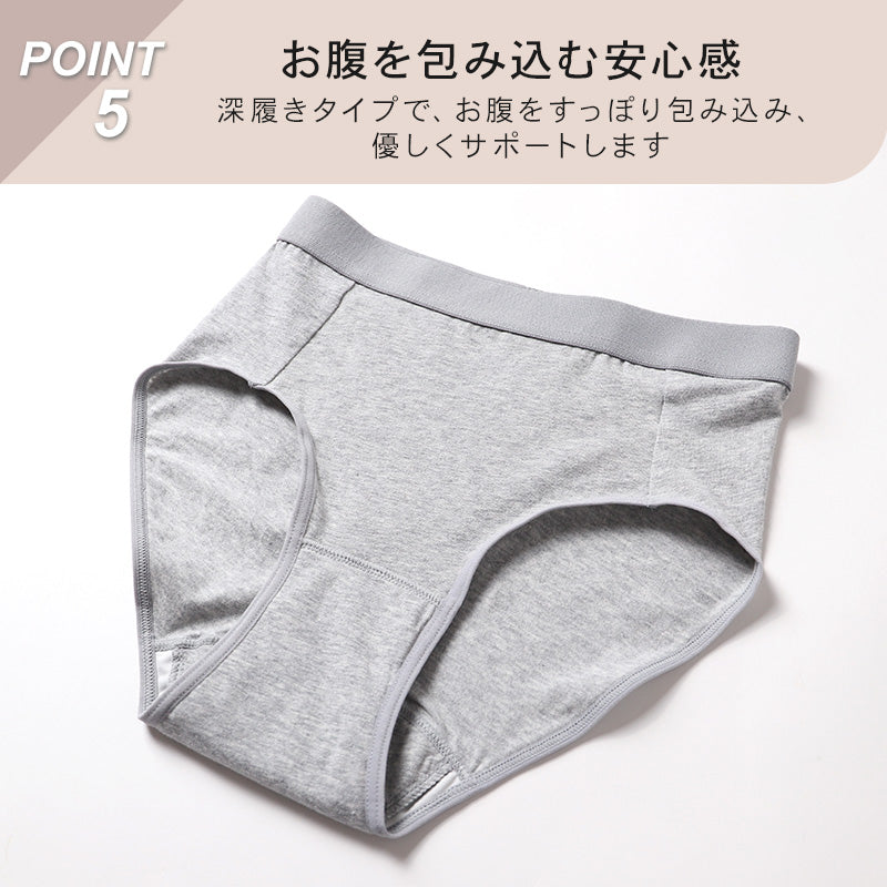 サニタリーショーツ 生理ショーツ 生理パンツ 昼用 軽い日用 S M L LL 3L 4L 生理用ショーツ 羽根つき 綿 無地 サニタリー 生理 下着 パンツ ショーツ レディース