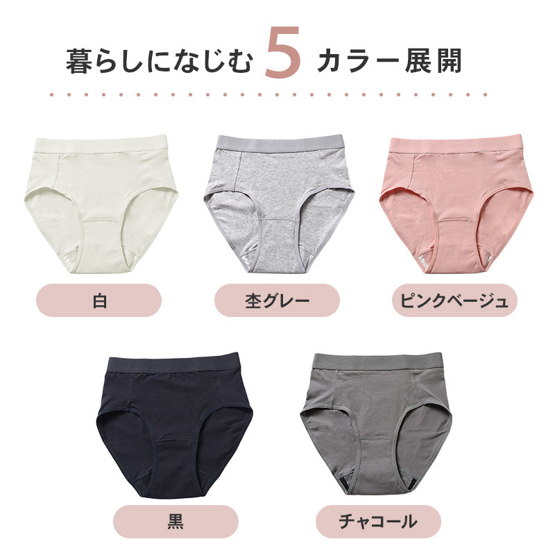 サニタリーショーツ 生理ショーツ 生理パンツ 昼用 軽い日用 S M L LL 3L 4L 生理用ショーツ 羽根つき 綿 無地 サニタリー 生理 下着 パンツ ショーツ レディース
