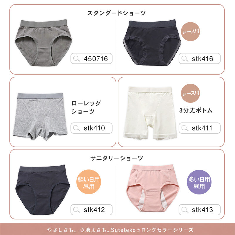 サニタリーショーツ 生理ショーツ 生理パンツ 夜用 多い日用 S M L LL 3L 4L 生理用ショーツ 羽根つき 綿 無地 サニタリー 生理 下着 パンツ ショーツ レディース